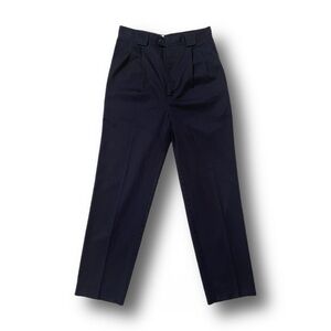 VINTAGE Pleated Navy Workpants - 30